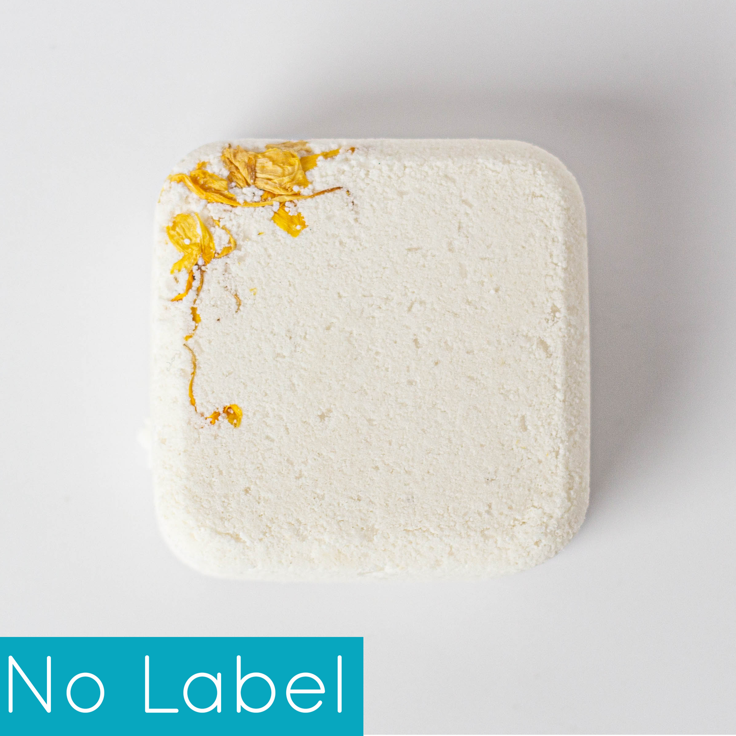 No Label Square Bath Bombs: Rose