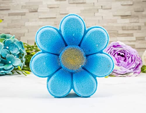 Flower Power  Bath Bombs: Blue Raspberry