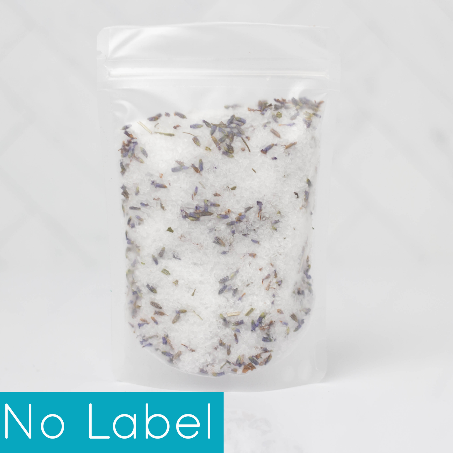 No Label Bath Salt Pouches: Rose