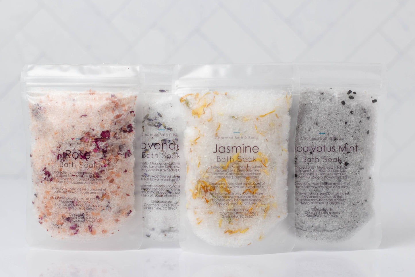 Bath Salt Pouches: Eucalyptus & Spearmint