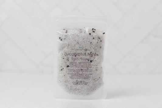 Bath Salt Pouches: Eucalyptus & Spearmint