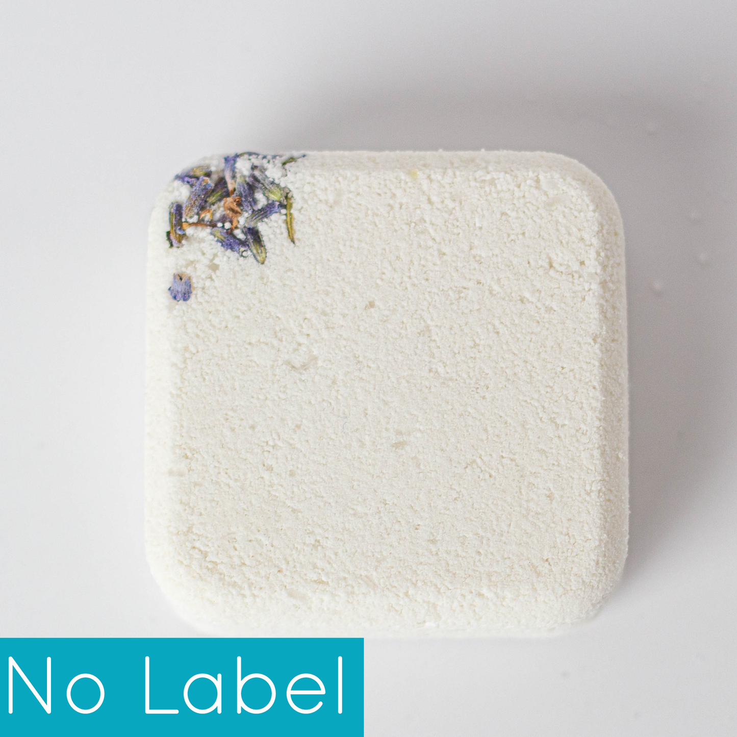 No Label Square Bath Bombs: Rose