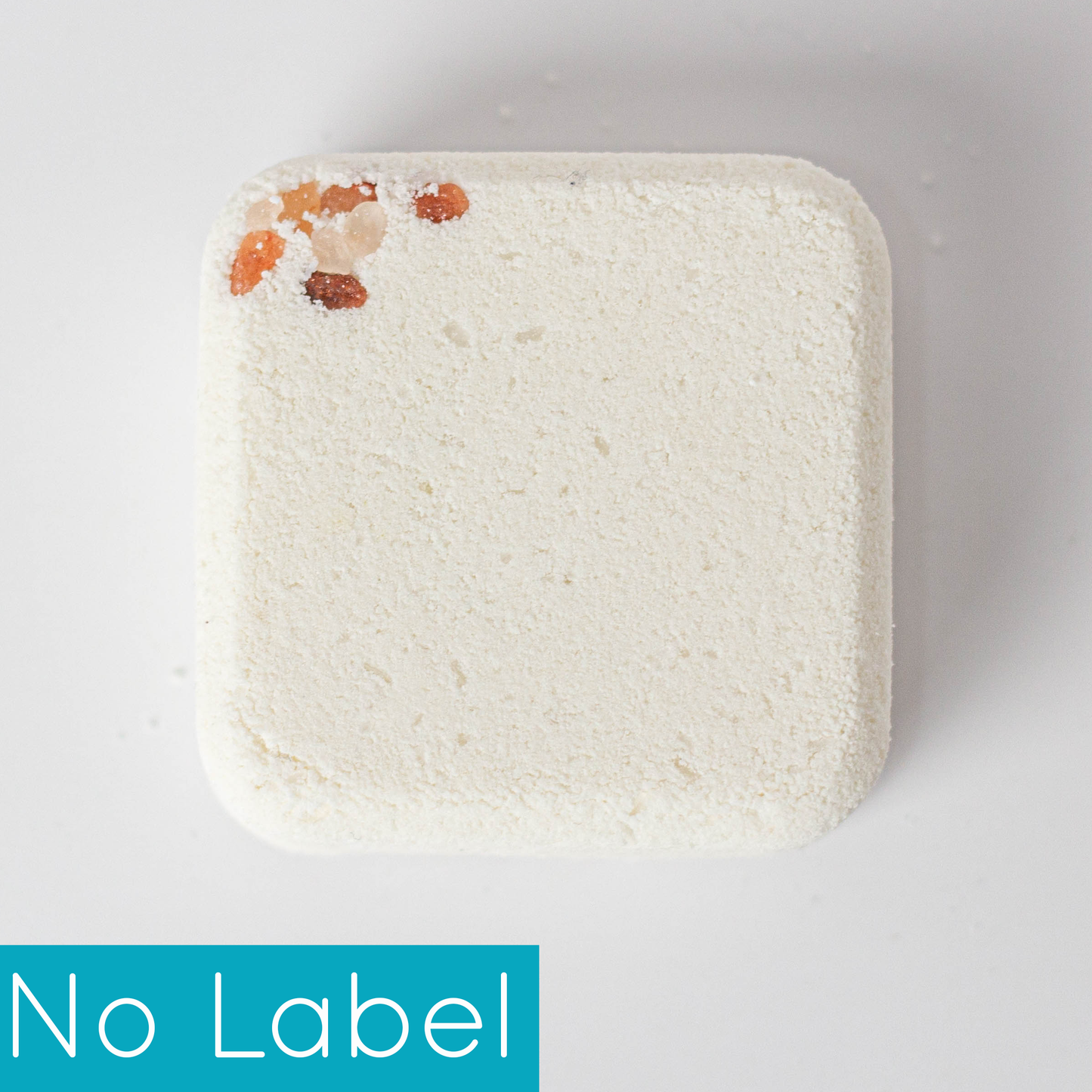 No Label Square Bath Bombs: Rose