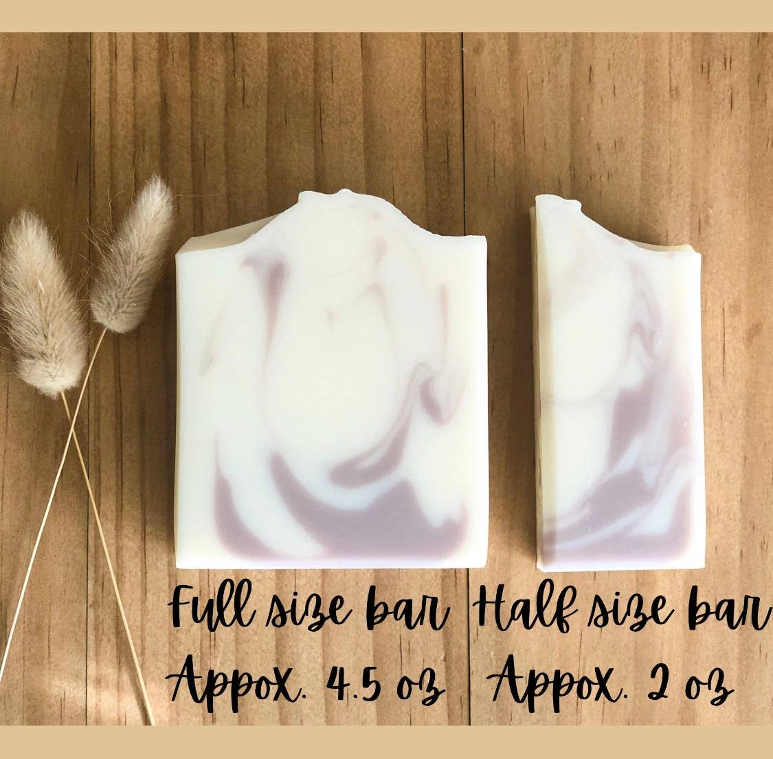 Handmade soap bar, Natural soaps. Aloe Vera (Mint Lavender) / Full Size 4 oz - 4.5 oz