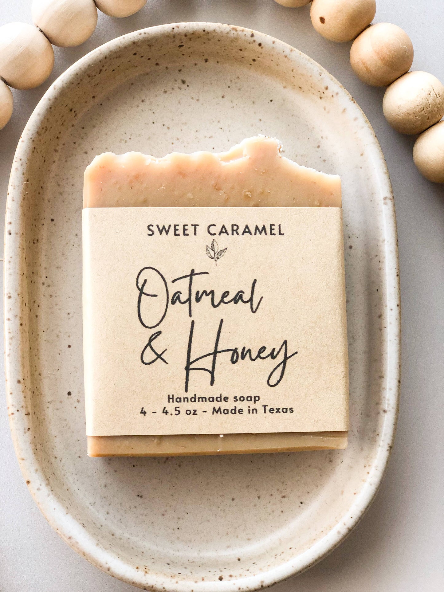 Handmade soap bar, Natural soaps, different scents to choose: Oatmeal & Honey UNSCTD / Full Size 4 oz - 4.5 oz