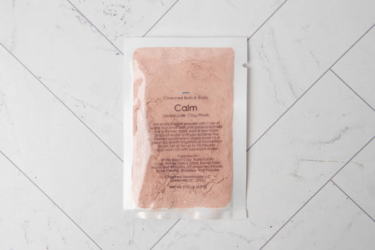 Single Use Clay Face Mask: Calm/Rose Mask