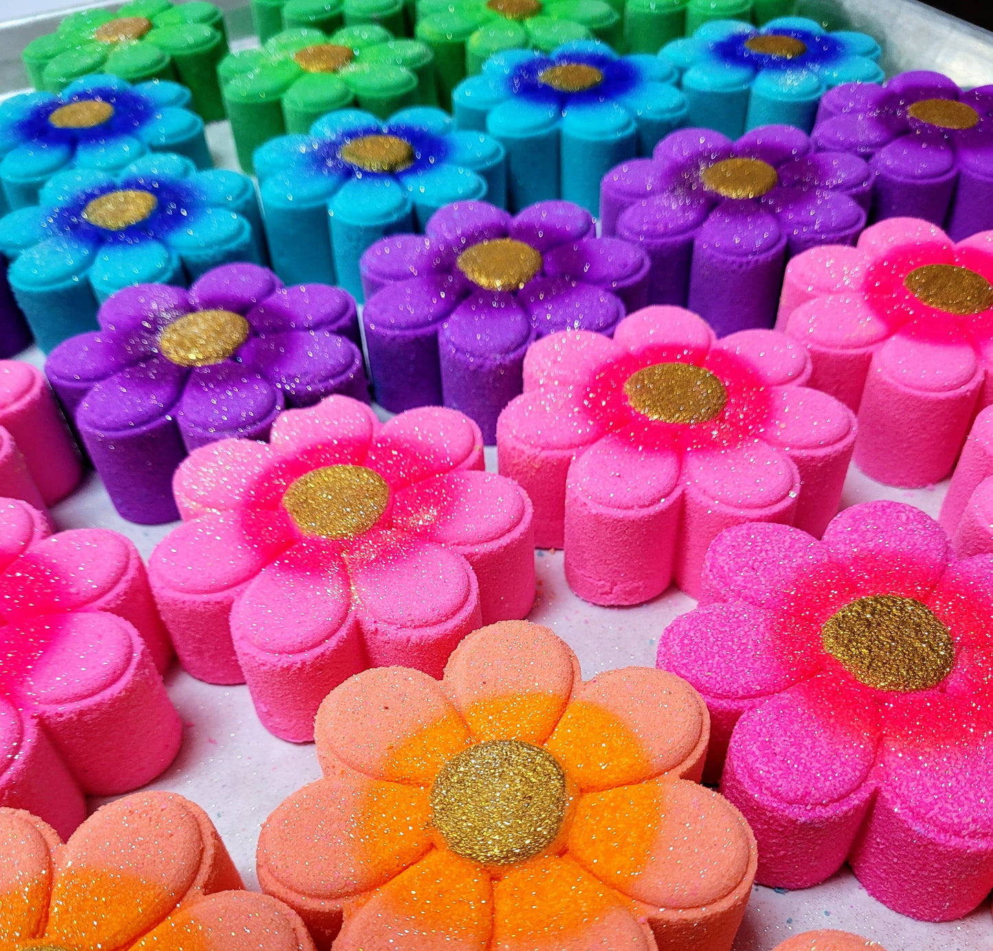 Flower Power  Bath Bombs: Wonderberry