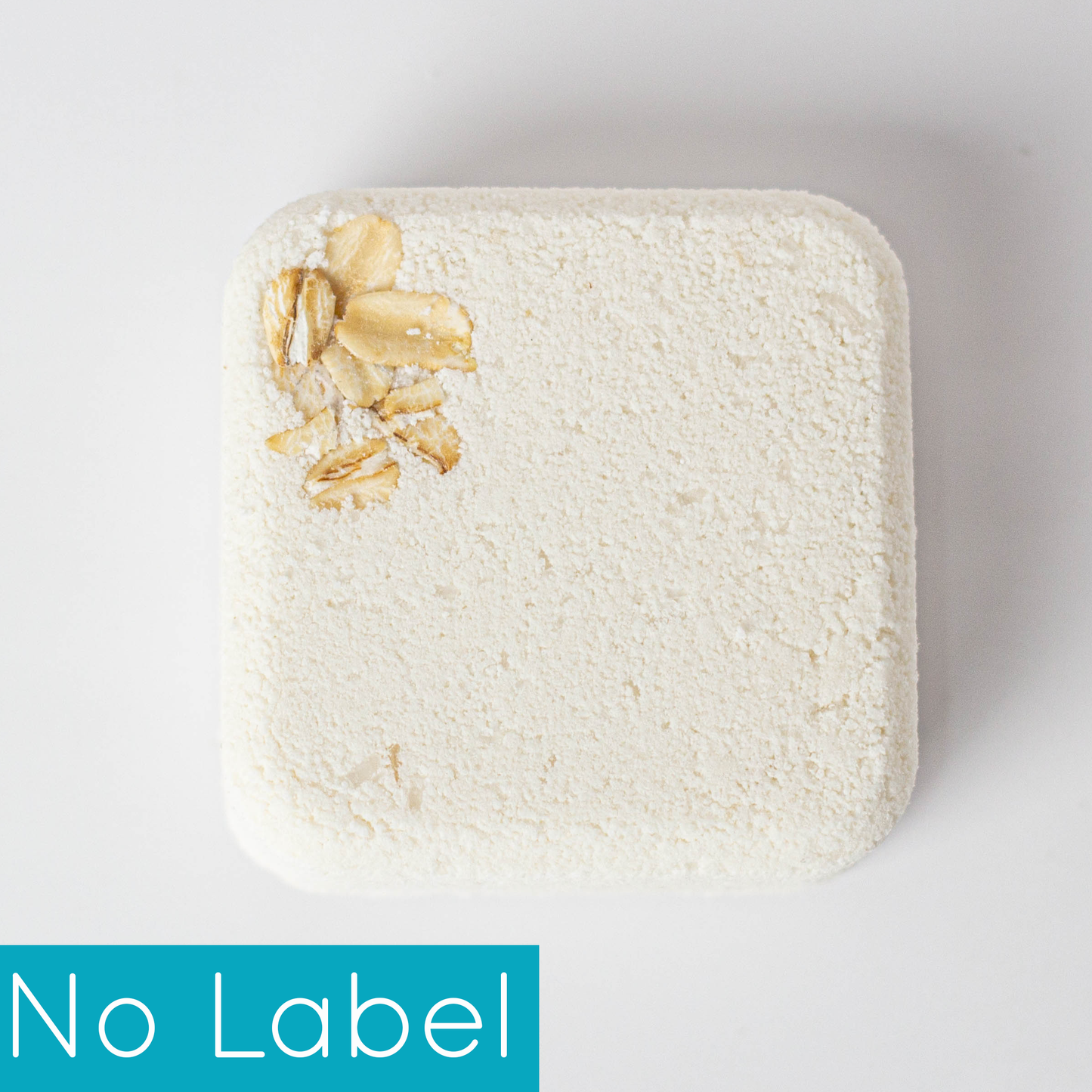 No Label Square Bath Bombs: Rose